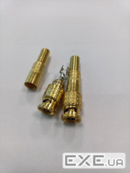 Рознімання BNC-M - з пружиною під кабель і наконечником під гвинт для фіксації центральної (YT30454) (YT30454)