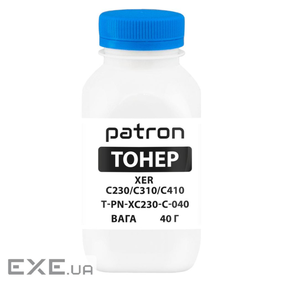 Тонер XER C230/C310/C410, 40 г, Cyan Patron (PN-XC230-C-040)