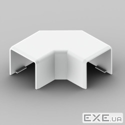 Кут прямий для LHD 20х20 білого кольору, Серія LHD, ПВХ (8623_HB) (8623_HB)