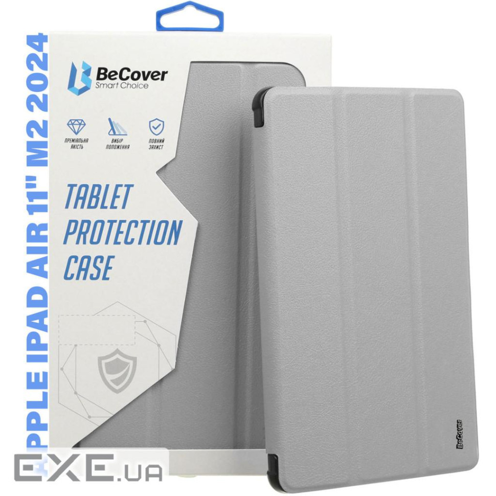 Чохол до планшета BeCover Soft Edge Apple iPad Air 11" M2/M3 (2024/2025) Gray (711428)
