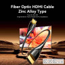 Кабель мультимедійний HDMI M to HDMI M 15.0m 4K60Hz fiber optic zinc alloy black Vention (ALSBN)