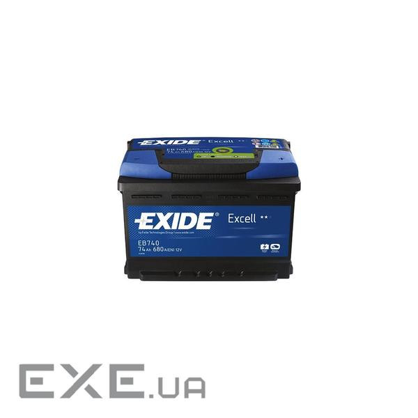 Акумулятор автомобільний EXIDE EXCELL 74A (EB740)