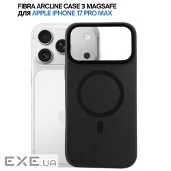Чохол до мобільного телефона BeCover FIBRA ArcLine MagSafe Apple iPhone 17 Pro Max Black (715386)