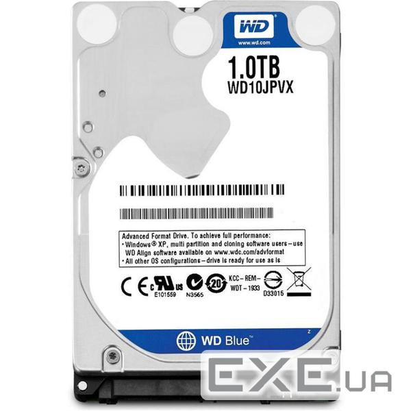Жорсткий диск 2.5 "WD Blue 1TB SATA / 8MB (WD10JPVX)