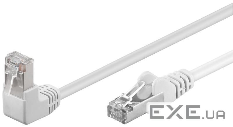 Патч-корд неекранований RJ45 FTP5e 5.0m,patch D=5.4mm AWG26 1x90ё Gold,білий (75.09.4182-10) (75.09.4182-10)