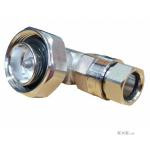 Роз'єм вилка кутовий, 50 Ом, виробництва Hengxin Technology (Китай), 7/16 DMA для (7/16MA-1/2”L)