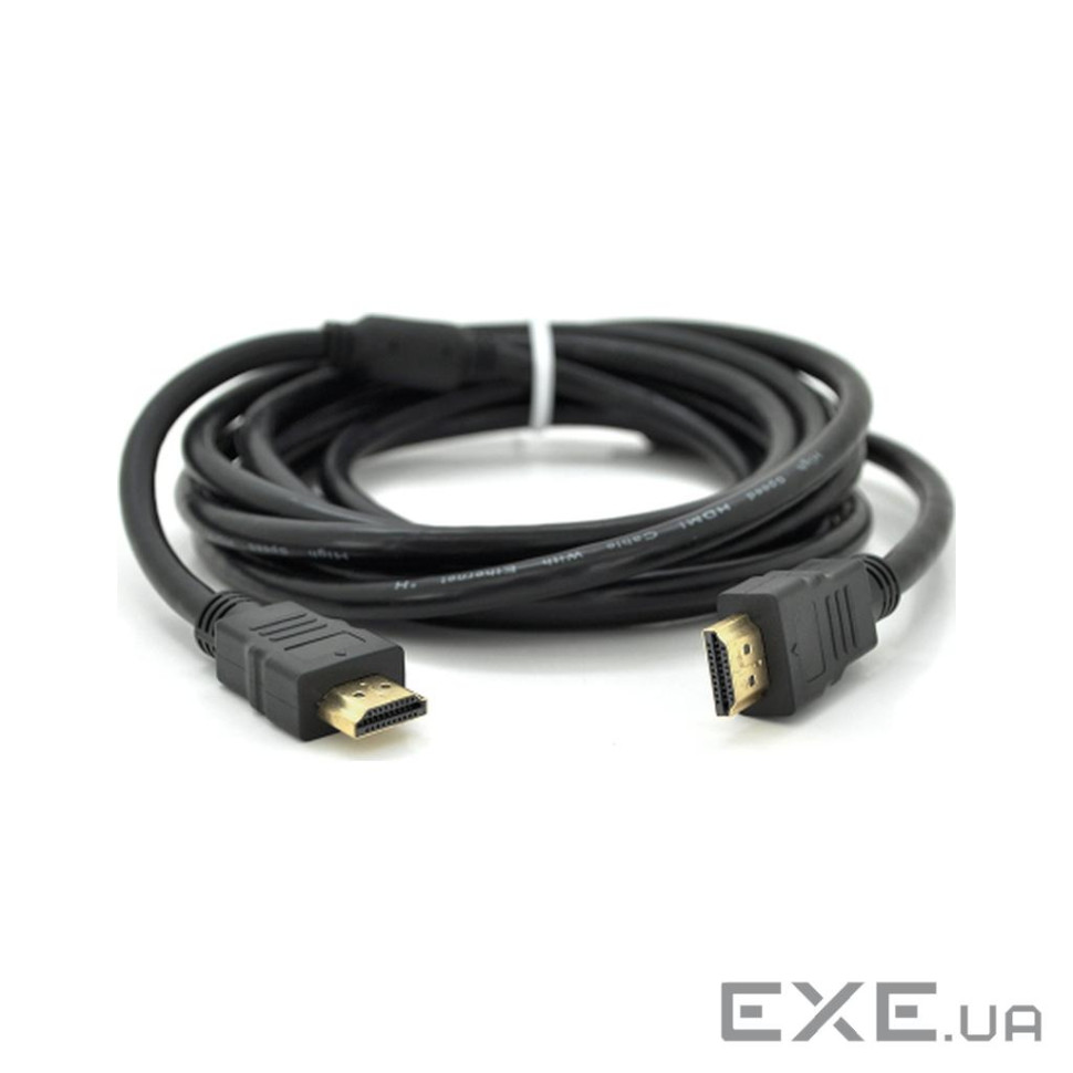 Кабель мультимедійний HDMI M to HDMI M 20.0m V1.4 1080P black Ritar (YT-HDMI(M)/(M)V1.4-20.0m Gold)