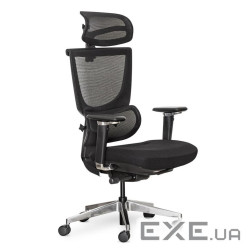 Офісне крісло Mealux S8 Air Fabric Black (HF-S8P F/B)