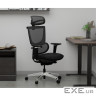 Офісне крісло Mealux S8 Air Fabric Black (HF-S8P F/B)