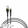 Дата кабель USB 2.0 AM to USB-C 1.2m black Intaleo (1283126487484)