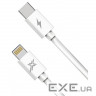 Дата кабель USB-C to Lightning 1.2m white Grand-X (CL-07)