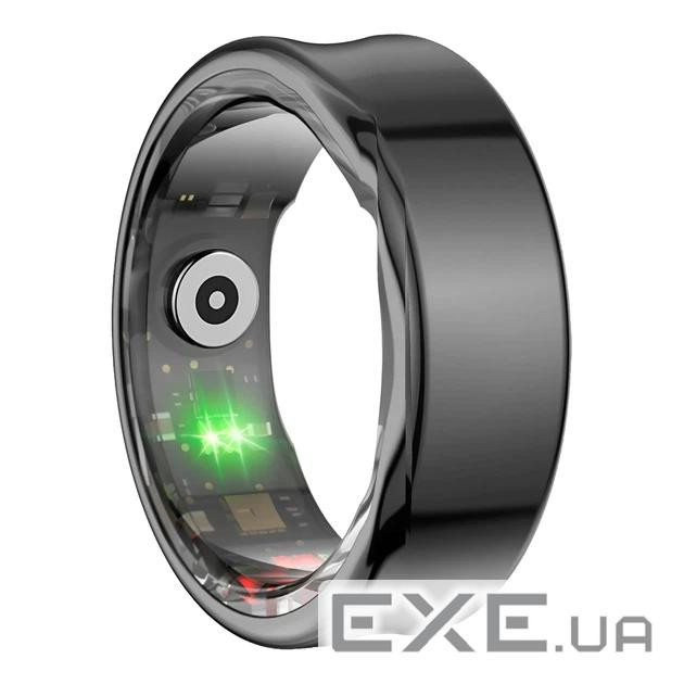 Смарт-кільце XO Smart Ring RS01 розмір 10 (19,8mm), 18 mAh, Bluetooth, Чорний, (XO SmartRing RS01 B)