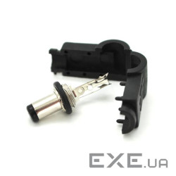 Перехідник DC 5.5x2.5mm(тато) під пайку, штекер 90 (YT-A-5.5x2.5M)