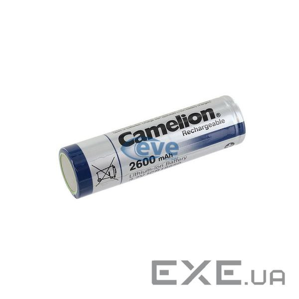 Акумулятор 18650 2600mAh, FlatTop, 3.7V, Bulk Camelion (ICR18650F-26)