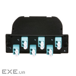 Адаптер для оптико-волоконних зєднань OM3, 6xLC Duplex, 1xMPO (FC2XN-12-10AS)