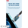 Дата кабель USB 2.0 AM to Lightning 1.0m 2.1A silicone black XO (NB208-L-1-BK)