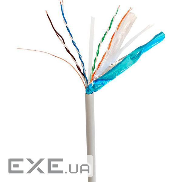 Кабель мережевий CABLEXPERT FTP Cat.6 4x2x0.56 ССА Gray 305м (FPC-6004-SOL)