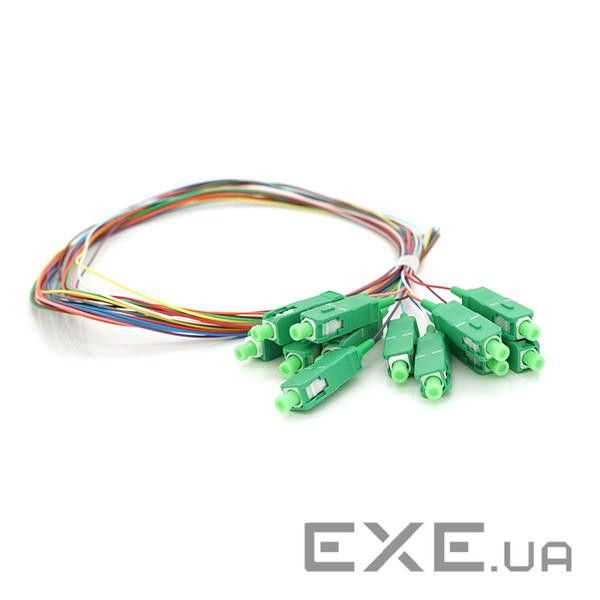 Пігтейл оптичний Merlion ML-OP-S502, SC / APC діаметр 2,0 мм, довжина 1,0 м, 12 штук в упаковці, цін