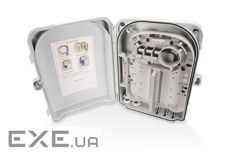 Розподільча коробка DIGITUS Outdoor FTTH, 24x SC/SX or LC/DX adapters, 24 splices (DN-968911) DIGITUS Outdoor FTTH, 24x
