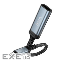Перехідник HOCO UA43 Type-C (тато) / HDMI(мама), Black-gray