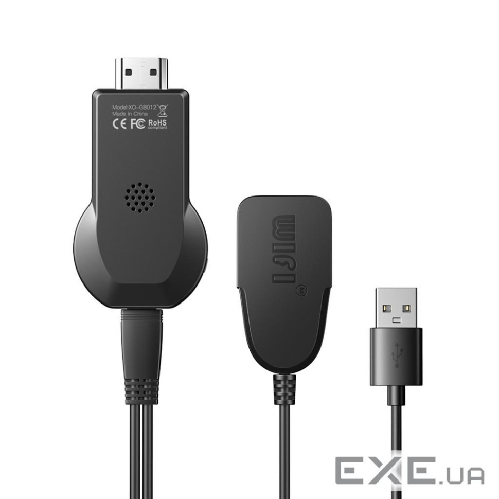 Адаптер XO GB012 HDMI - USB-A (M/M) Black (GB012.black)