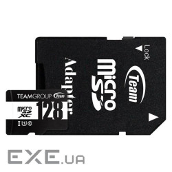 Карта пам'яті TEAM microSDXC 128GB UHS-I Class 10 + SD-adapter (TUSDX128GCL10U03)