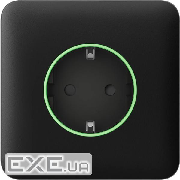 Передня панель для вбудованої розетки Ajax SoloCover (smart) Black Ajax SoloCover (smart) Black