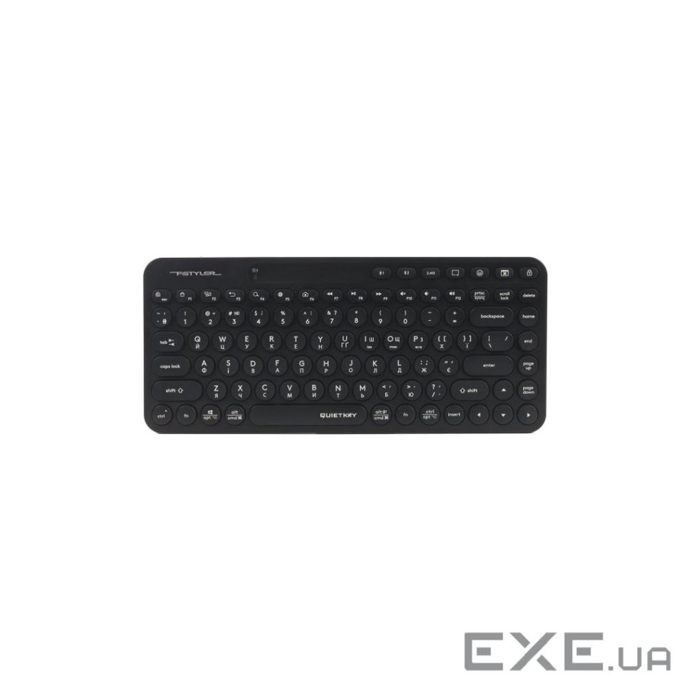 Клавіатура A4Tech FBK36C Wireless/Bluetooth Black (4711421000222)