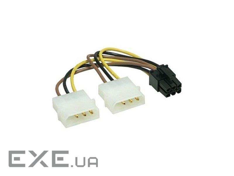 Кабель живлення для відеокарти Molex - PCIe 6-pin CABLEXPERT 0.15м (CC-PSU-6)