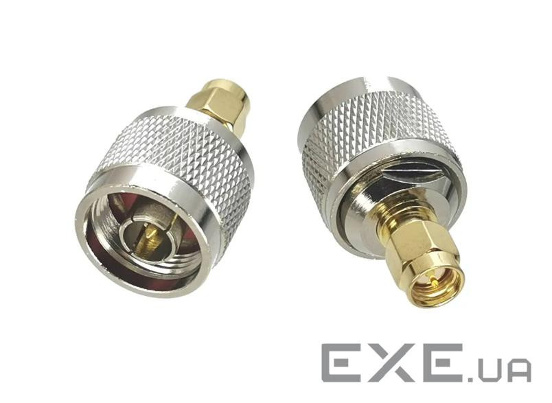 Перехідник SMA Male - N Type Male (SMA тато, штекер-N Type тато, штекер) ціна за 1 шт (YT42301)