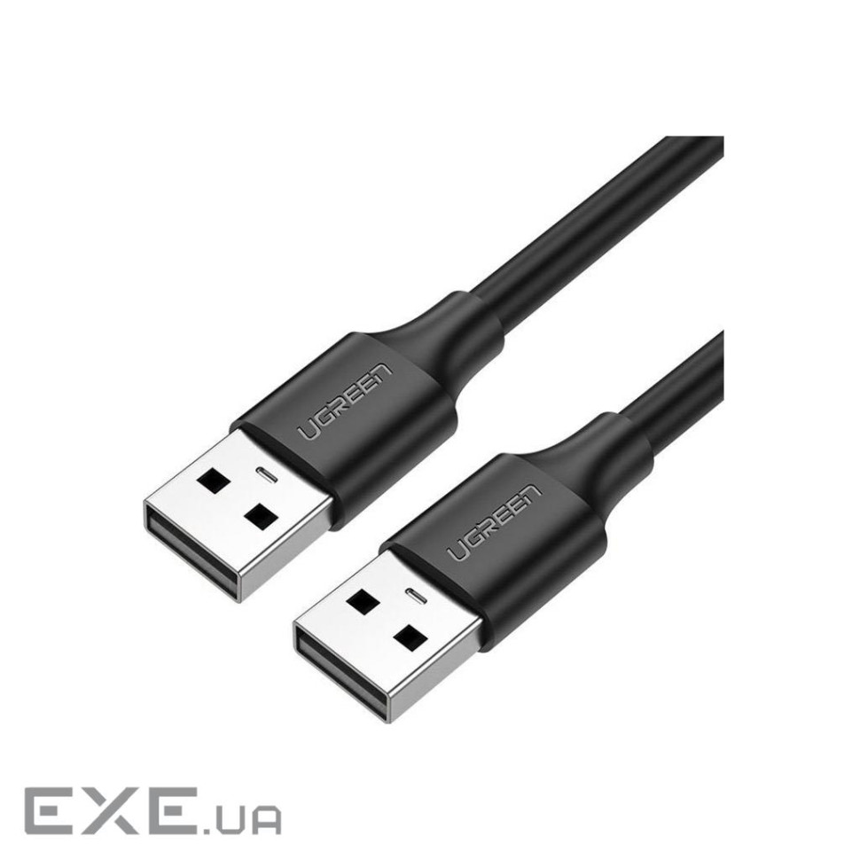 Дата кабель USB 2.0 AM/AM 2.0m US102 black Ugreen (10311)