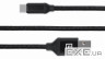 Дата кабель USB 2.0 AM to USB-C 2.0m Fabric Premiumblack REAL-EL (EL123500047)