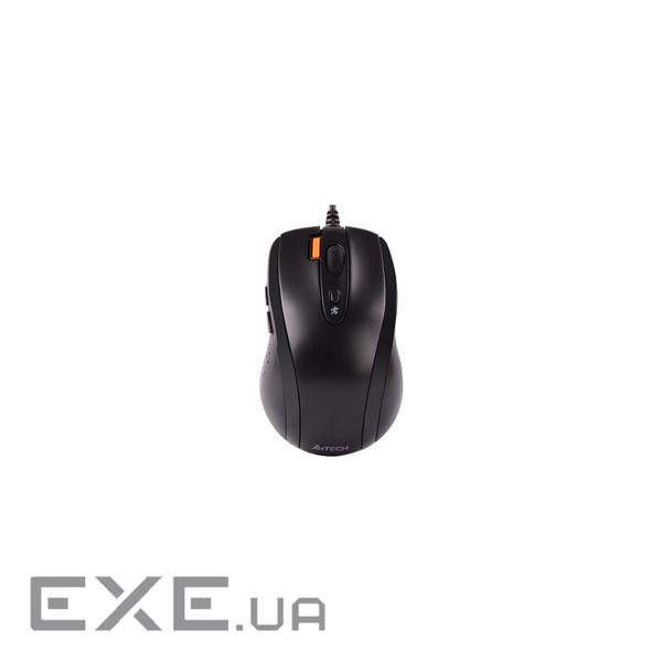 Миша провідна V-Track USB (беззвучне натискання ), 1600 dpi (N-70FXS (Black))