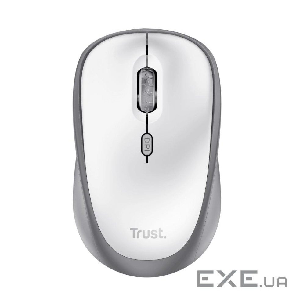 Миша бездротова Yvi+ Silent Wireless Mouse White 1 600 dpi TRUST Yvi+ Mouse white (25513)