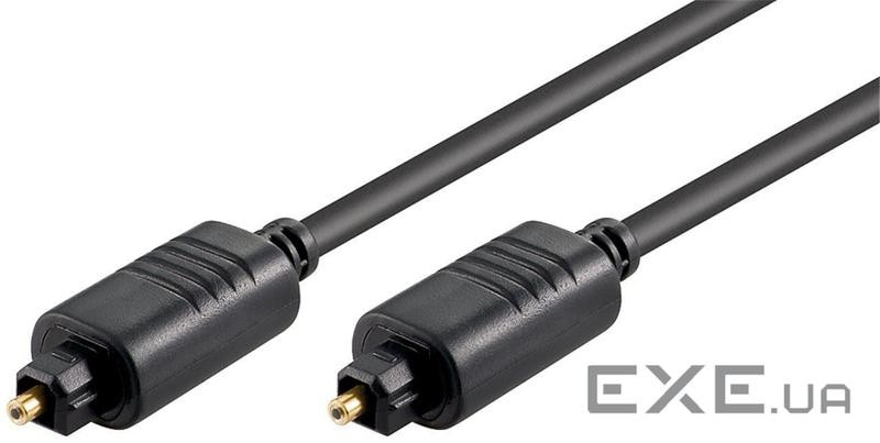 Кабель Goobay аудіо оптичний Toslink 0.5m,D=5.0mm OpticalFiberD=1.0mm (75.05.0564-50)