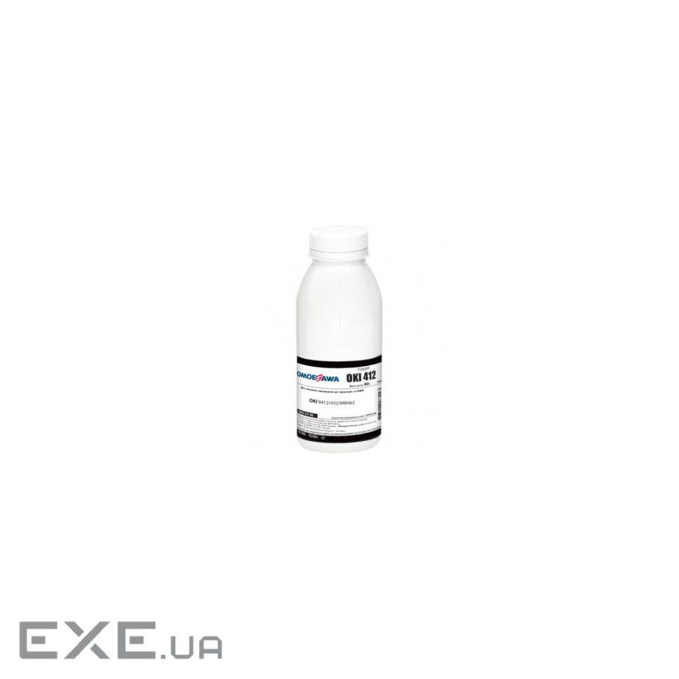 Тонер OKI B412/432/MB462, 90г Black Tomoegawa (NRX-01-90)