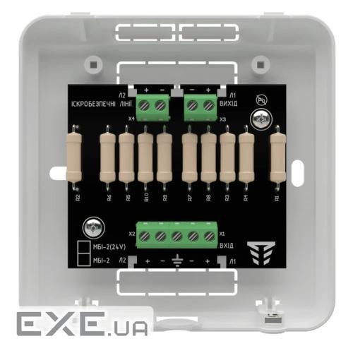 Модуль барьерной искрозащиты Тирас Tiras МБІ-2 (24V) -2 (24V)