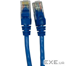 Патч-корд 0.5м UTP cat.5e, CU, 24AWG, blue GEAR (GPC-UTPCURJ45-0.5BE)