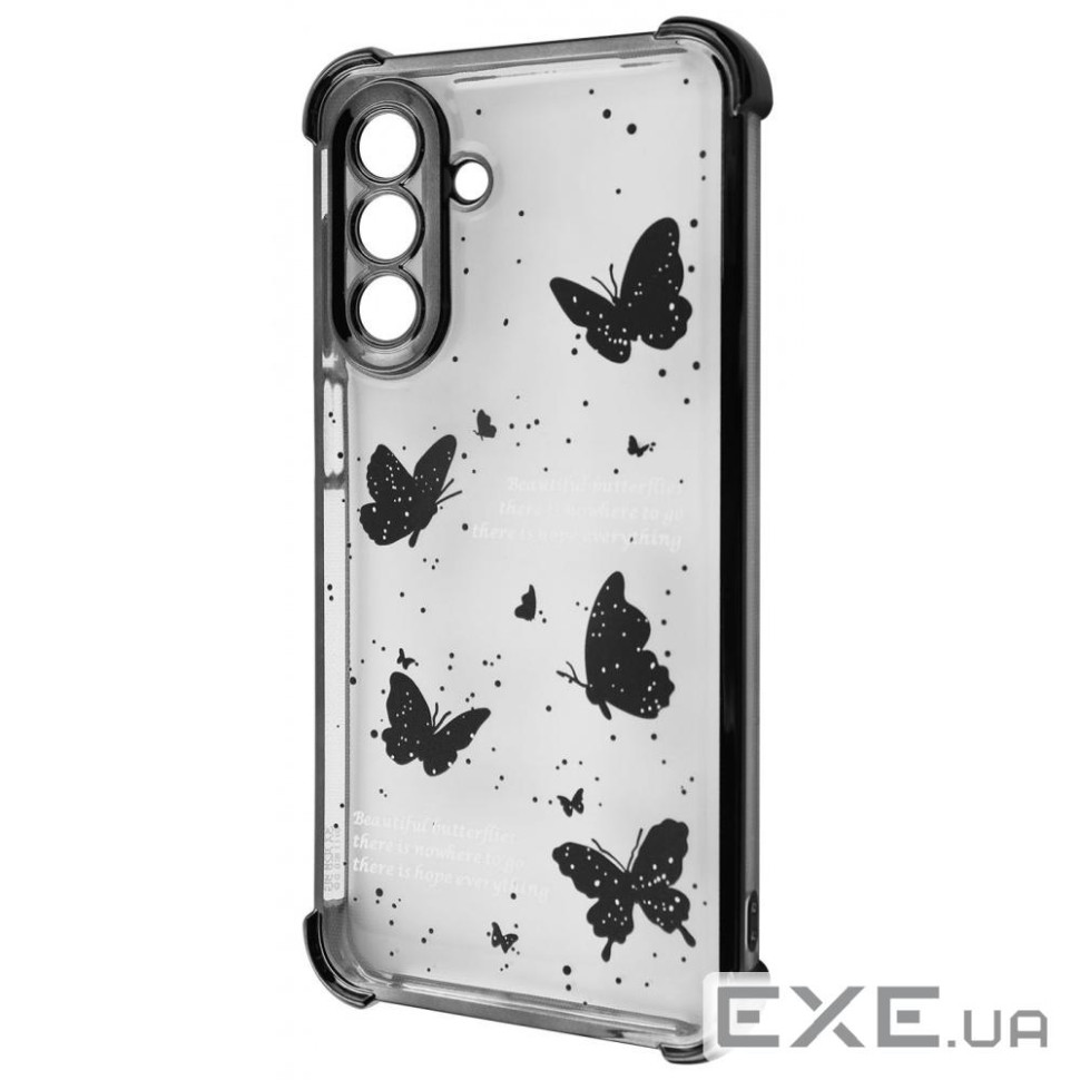 Чехол WAVE Winkie Samsung Galaxy A36/A56 black/butterfly (65083 black/butterfly)