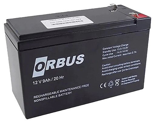 Акумуляторна батарея ORBUS OR1290 AGM 12V 9Ah