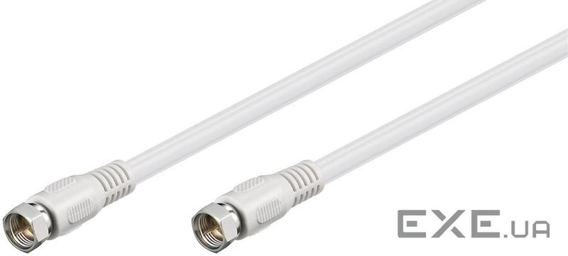 Кабель Goobay SAT RF:F M/ M 0.3m,75 Ohm 2xShielded D=5.3mm Coax,Standart (75.06.0722-50)
