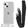 Чохол WAVE Clear Case with Strap iPhone 15 black (57015 black)