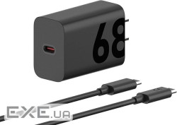 Зарядний пристрій MOTOROLA 68W USB-С +кабель 1m(MC-682N)ч