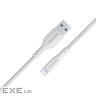 Дата кабель USB 2.0 AM to Lightning 2.0m 2A xCord-Ai200 white Promate (xcord-ai200.white)