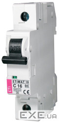 Автоматичний вимикач ETI  ETIMAT 10  DC 1p  C 16A (6 kA) (2137716)