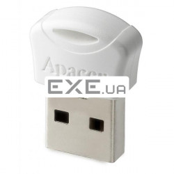 Flash Drive 32GB USB2.0 Apacer AH116 white (AP32GAH116W-1)