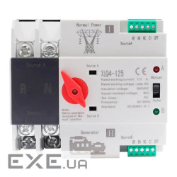 Автоматичне введення резерву WSL XLQ4-2P, White, 100A, однофазний (XLQ4-2P (100A))