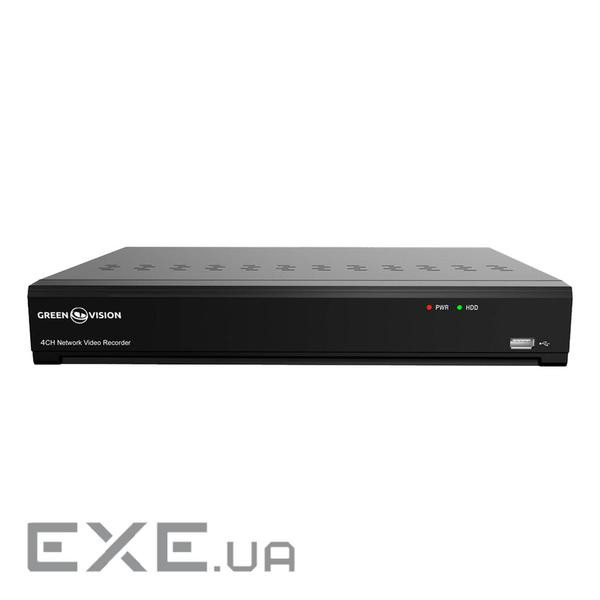 Реєстратор для відеоспостереження Greenvision GV-N-I015/04 8MP