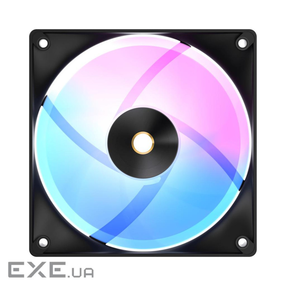 Корпусний вентилятор 120MM DELTA F12 ARGB чорний (DELTA-F12-BK1AM00X-GL) OCYPUS