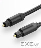 Кабель оптоволоконний Vention Optical Toslink, 1 m, Black (BAEBF)